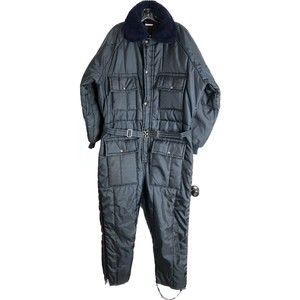 VTG Walls Blizzard Pruf Insulated Mens Coveralls Jumpsuit Long Sleeve Blue XL